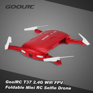 GoolRC T37 Wifi FPV HD Camera G-sensor Altitude Hold Foldable Mini Selfie RC Drone Quadcopter - Dronybee