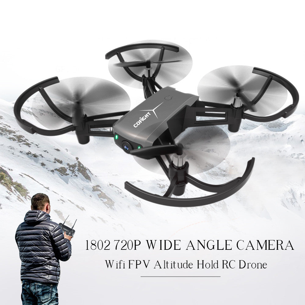 Linxtech 1802 720P Wide Angle Camera Wifi FPV Altitude Hold Drone RC Quadcopter - Dronybee