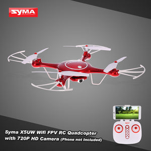 Original Syma X5UW Wifi FPV RC Drone 720P HD Camera RTF Quadcopter with Headless Mode and Barometer Set Height Function - Dronybee